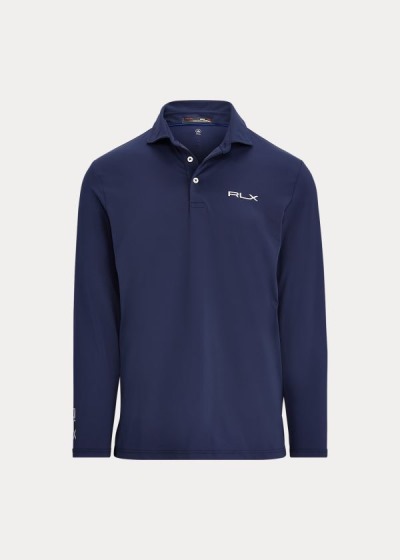 Polos Ralph Lauren Hombre Azul Marino - Custom Slim Performance - SXAEN2350